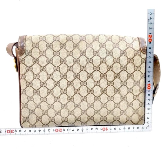 Auth GUCCI Vintage OPHIDA Supreme Monogram canvas adjustable length shoulder Bag - Picture 7 of 11